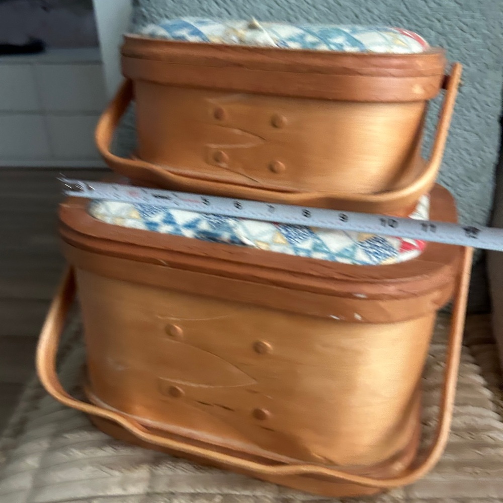 2 organization/sewing  boxes great condition